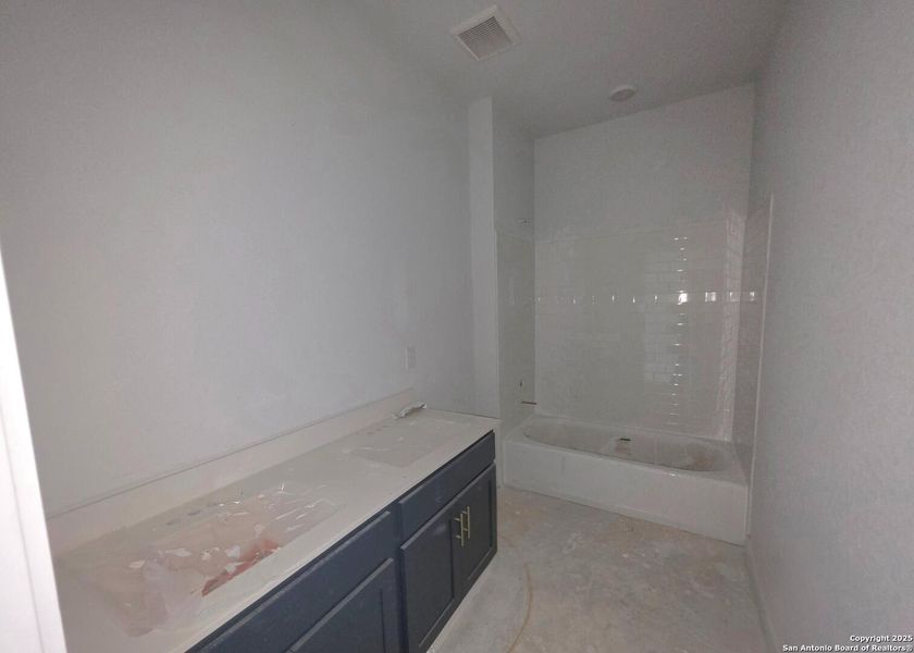 In-progress construction of a new home in The Summit at Saddlebrook Ranch 55's, Schertz, TX (Image 23).