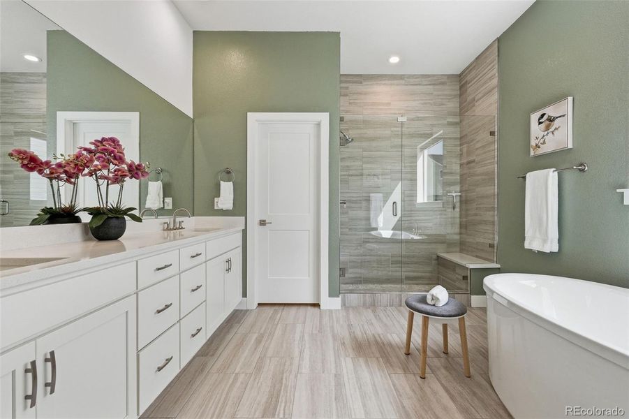 Furnished interior view inside a new home in , Parker (Image 23).