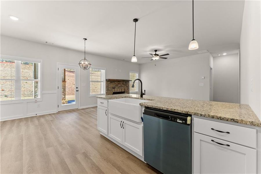 Furnished interior view inside a new home in , Lula (Image 10).