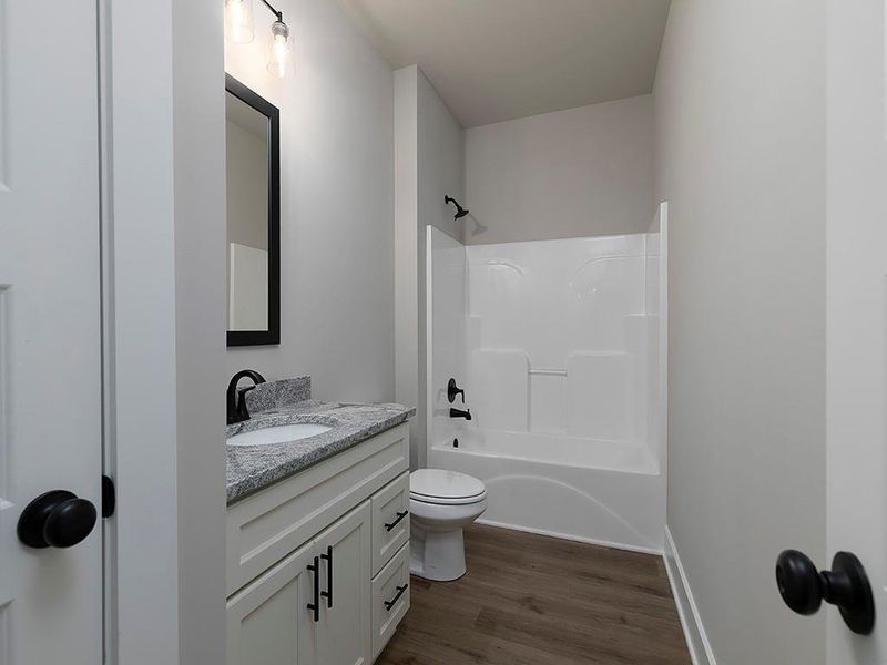 Furnished interior view inside a new home in , Dallas (Image 11).