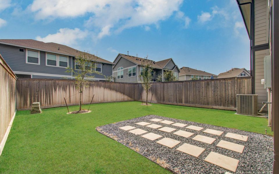Exterior details and patio area of a home in , Cypress (Image 4).