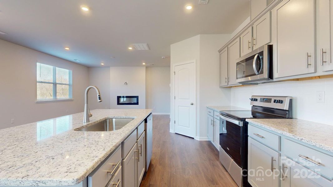 Furnished interior view inside a new home in , Charlotte (Image 8).