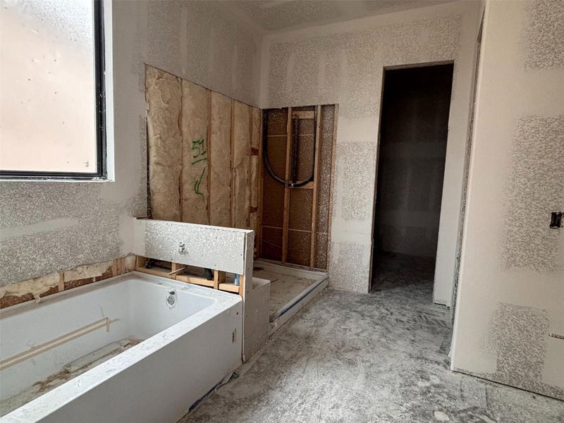 Actual progress of your home.