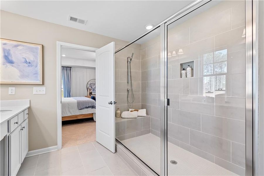 Furnished interior view inside a new home in Bowers Farm, McDonough (Image 25).
