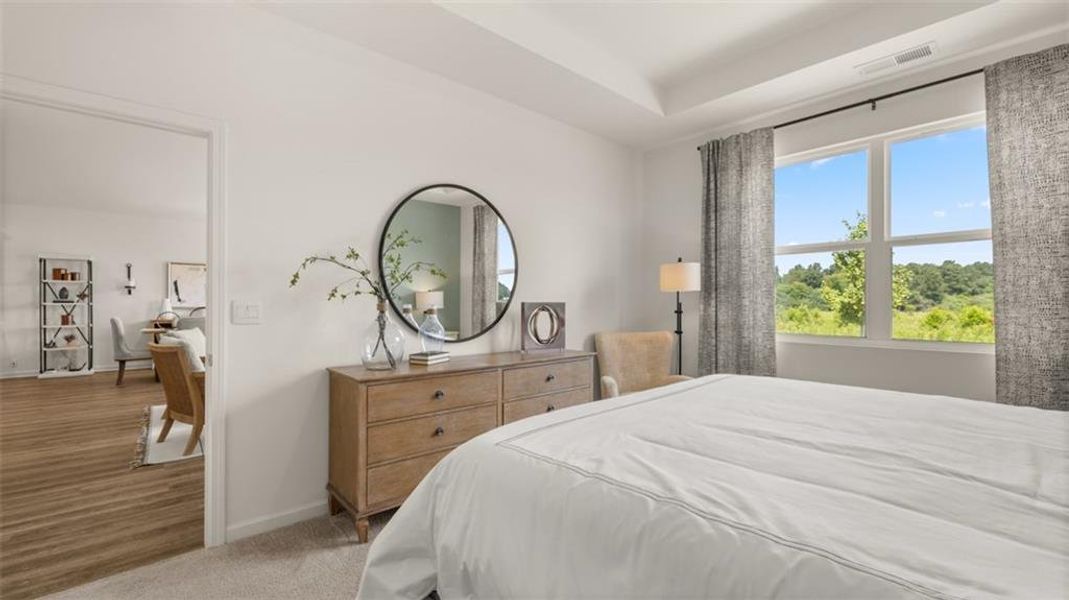 Furnished interior view inside a new home in The Preserve at Agricultural Village, Perry (Image 43).