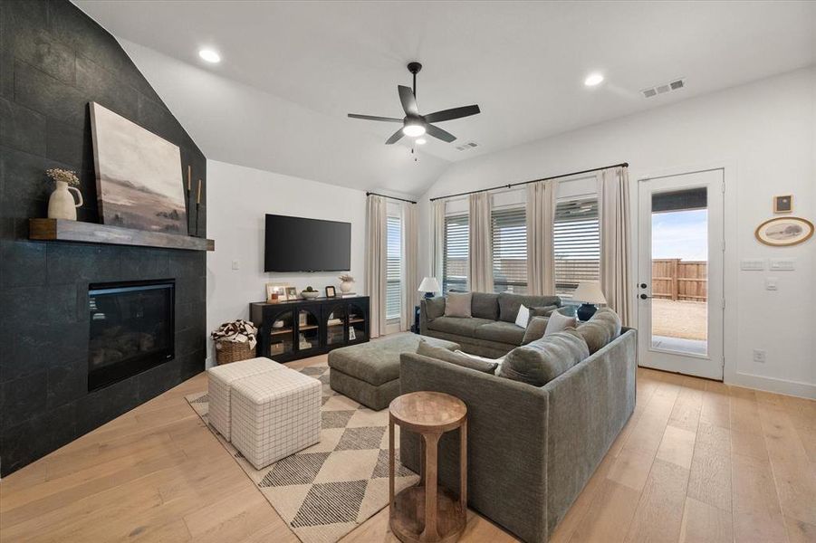 Furnished interior view inside a new home in BridgeWater, Midlothian (Image 17).