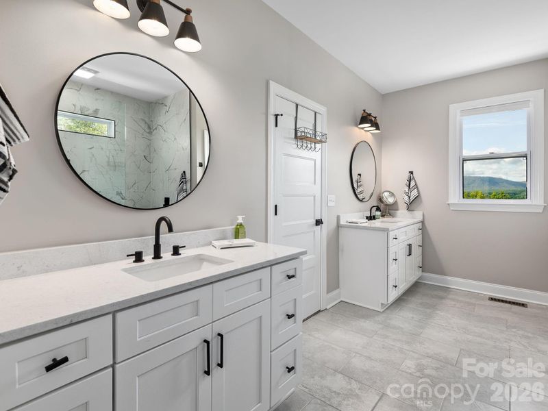 Furnished interior view inside a new home in , Hendersonville (Image 17).