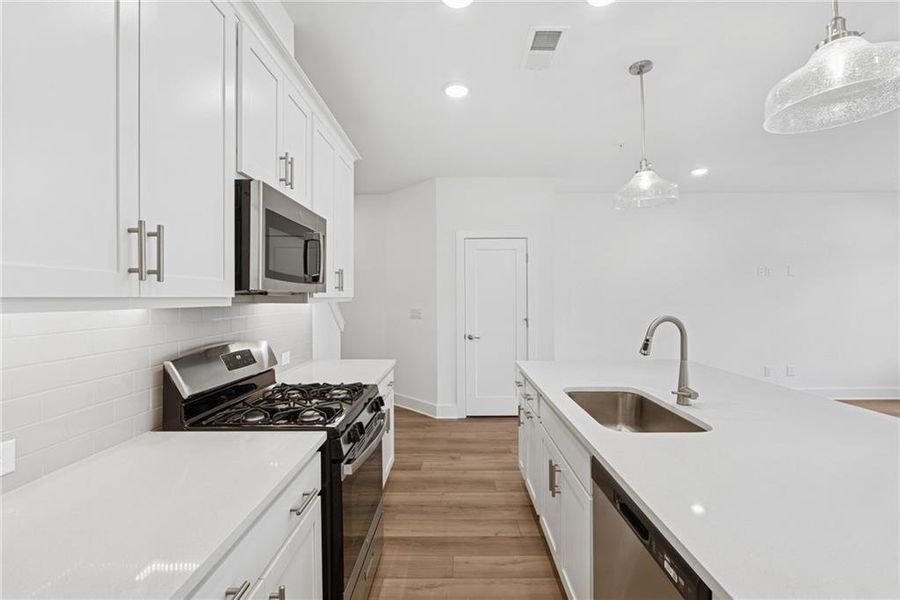 Furnished interior view inside a new home in Grandview Terrace, Canton (Image 8).