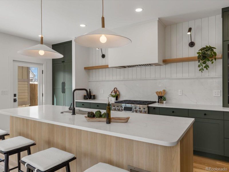 Furnished interior view inside a new home in , Denver (Image 6).