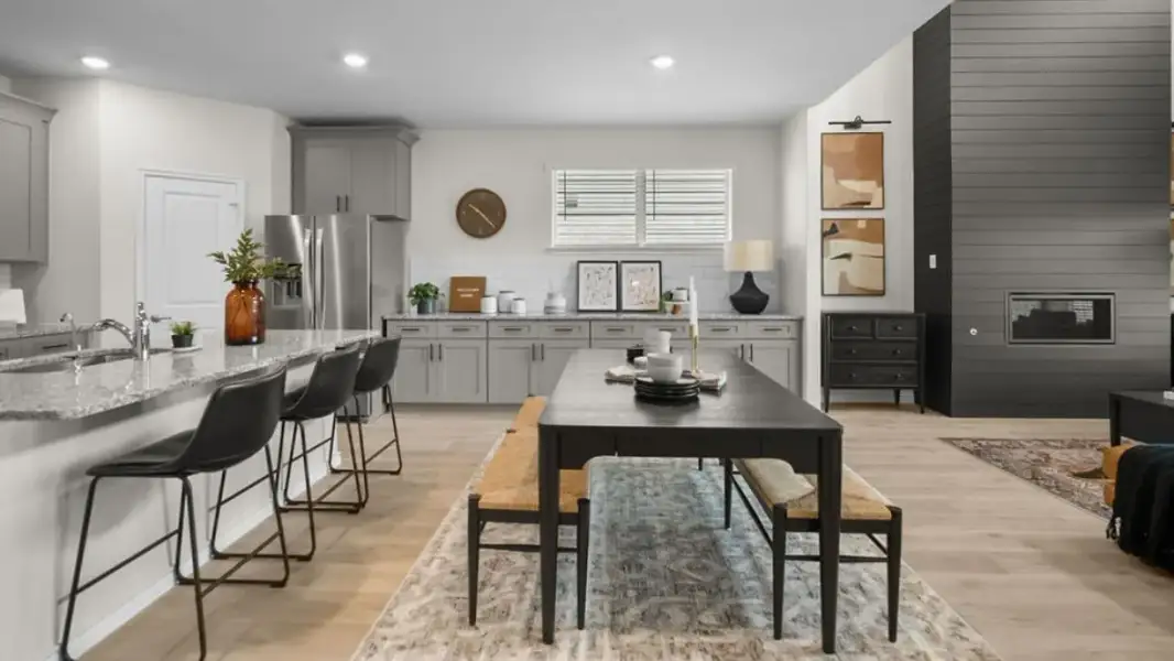 Furnished interior view inside a new home in The Preserve at Forum, Grand Prairie (Image 8).