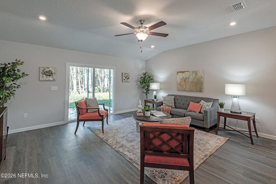 Furnished interior view inside a new home in , Jacksonville (Image 29).