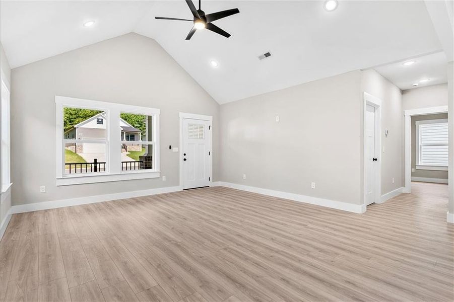 Spacious, unfurnished interior of a new home in , Dalton (Image 16).