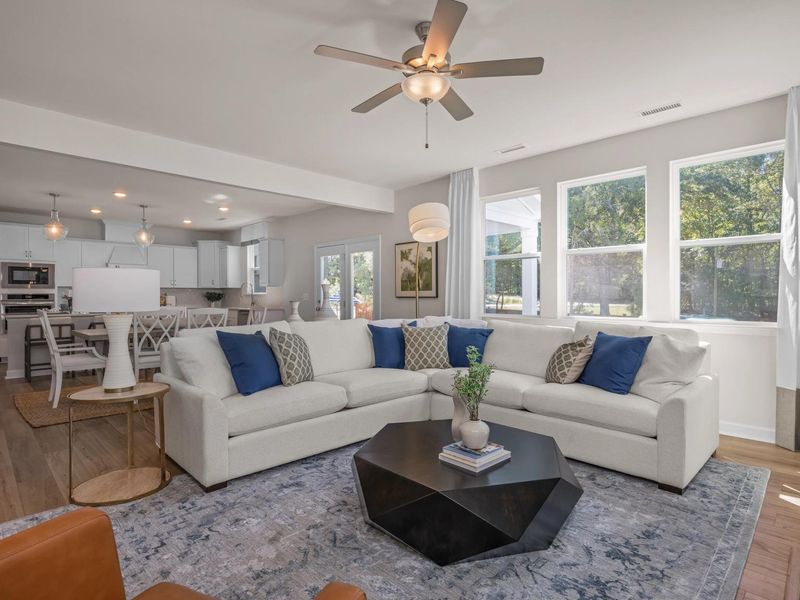 Representative furnished interior of a home built from the The Hickory A II by Davidson Homes LLC in Windgate, Mooresville (Image 12).