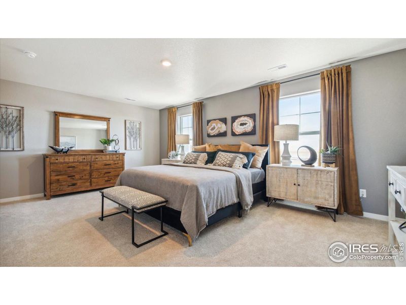 Furnished interior view inside a new home in Vista Meadows, Fort Lupton (Image 13).