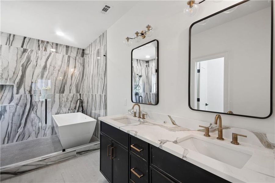 Furnished interior view inside a new home in , Decatur (Image 11).