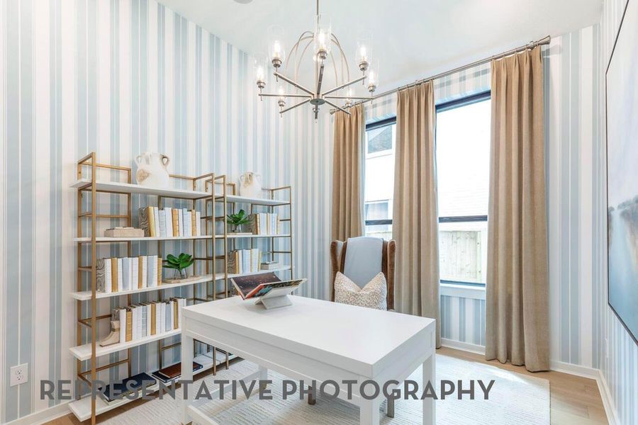 Furnished interior view inside a new home in Two Step Farm, Montgomery (Image 13).