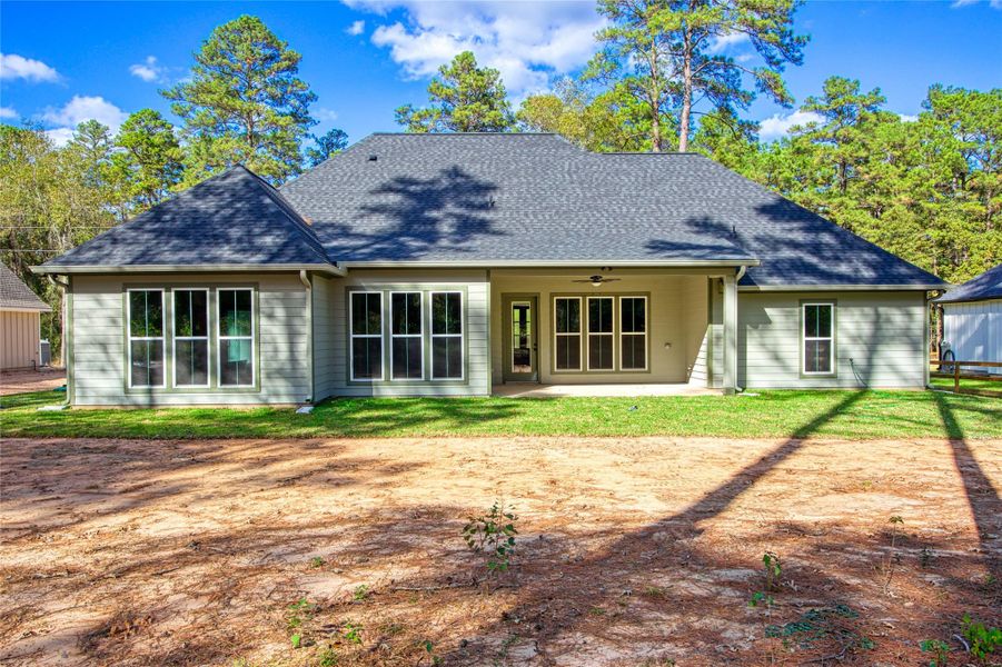 Exterior details and patio area of a home in , Plantersville (Image 19). Exterior details and patio area of a home in , Plantersville (Image 19).