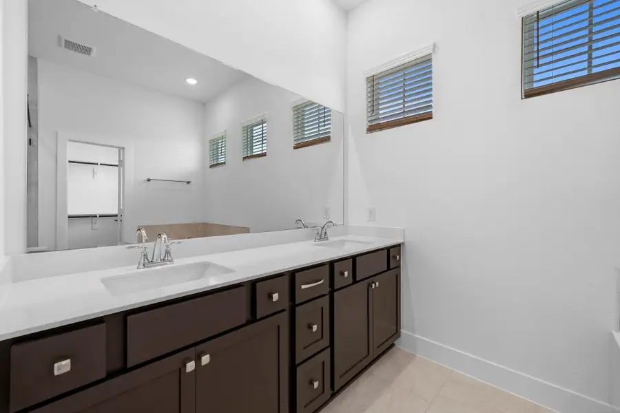 Furnished interior view inside a new home in Bridgeland, Cypress (Image 9). Furnished interior view inside a new home in Bridgeland, Cypress (Image 9).