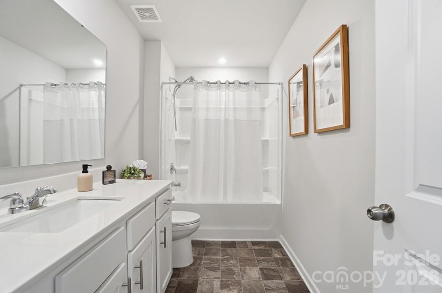 Furnished interior view inside a new home in , Monroe (Image 30).