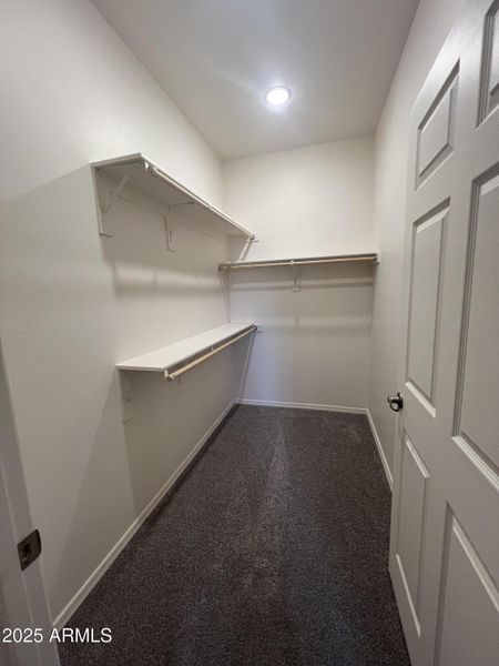 HUGE Primary bedroom walk-in closet