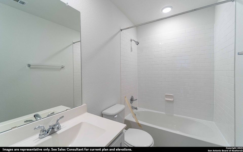 Furnished interior view inside a new home in Willow View, Converse (Image 4). Furnished interior view inside a new home in Willow View, Converse (Image 4).