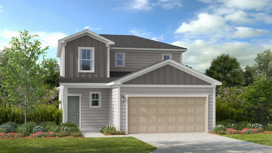 Representative exterior photo of a completed home built from the Linville by Taylor Morrison in Fincastle Glen, Shelby, NC (Image 3). Representative exterior photo of a completed home built from the Linville by Taylor Morrison in Fincastle Glen, Shelby, NC (Image 3).