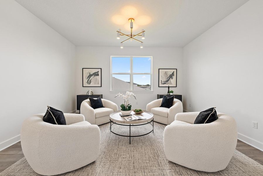 Furnished interior view inside a new home in , Jupiter (Image 51).