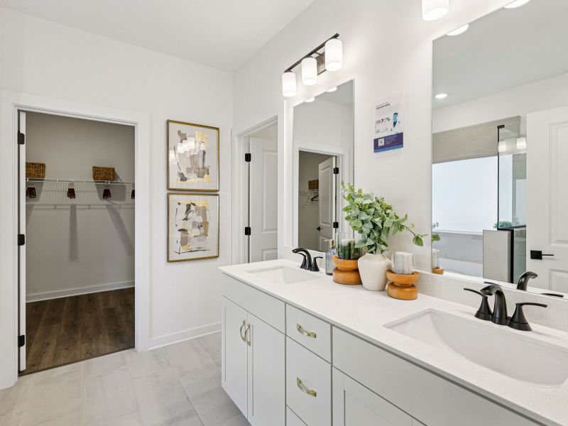 Furnished interior view inside a new home in Benders Cove - Estate Series, Mount Juliet (Image 10).