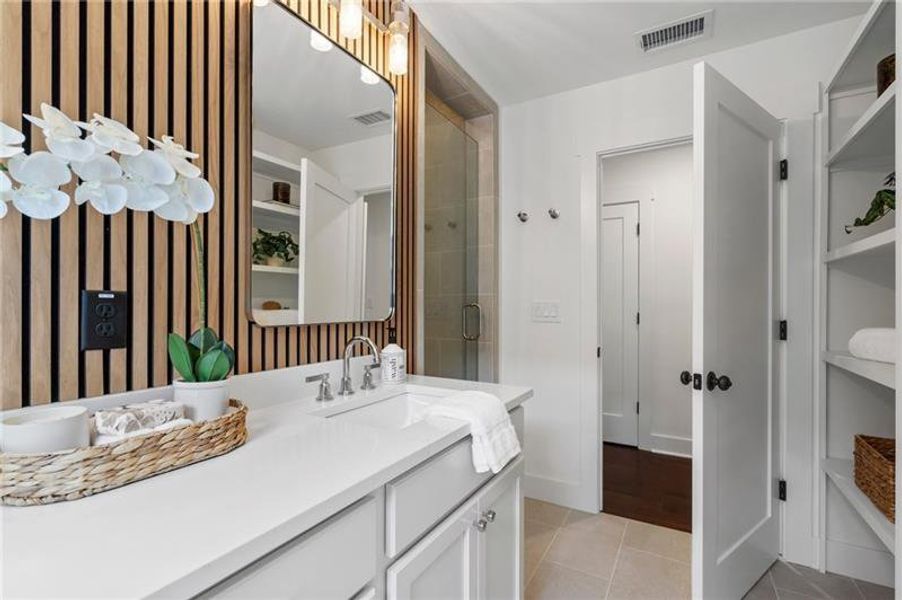 Furnished interior view inside a new home in , Atlanta (Image 6).