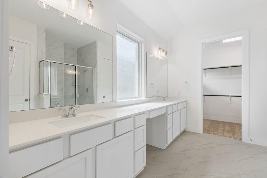 Primary Bath retreat with dual vanities