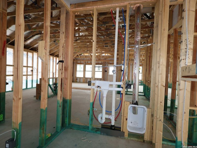 In-progress construction of a new home in Meadows at Clear Springs, New Braunfels, TX (Image 21).