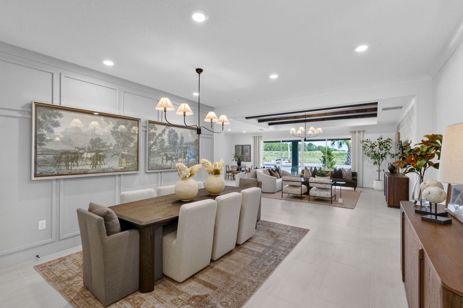 Representative furnished interior of a home built from the Merlot Grand by Pulte Homes in Lakehaven Estates, Clermont (Image 6). Representative furnished interior of a home built from the Merlot Grand by Pulte Homes in Lakehaven Estates, Clermont (Image 6).