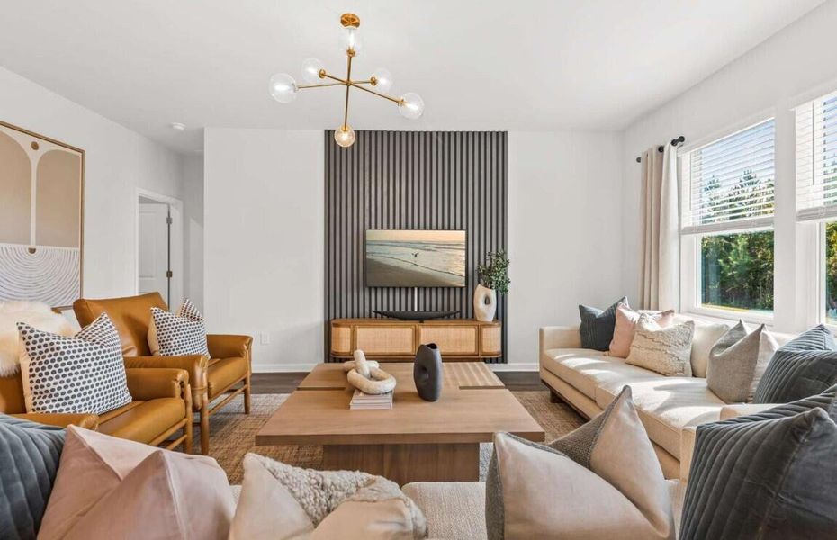 Furnished interior view inside a new home in Bradford Pointe, Summerville (Image 11).