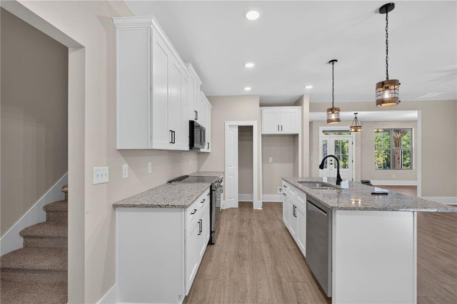 Furnished interior view inside a new home in , Dawsonville (Image 14).