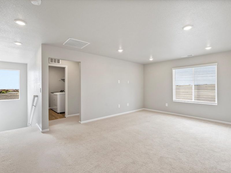 Spacious, unfurnished interior of a new home in Revere at Johnstown, Johnstown (Image 12).