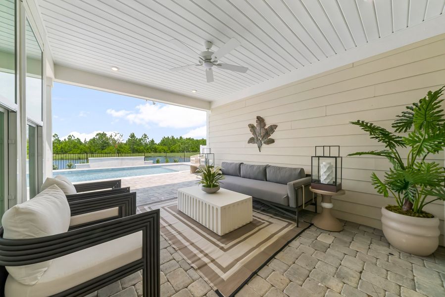 Representative furnished interior of a home built from the Ivy by Fischer Homes in Twin Lakes, Hoschton (Image 40).