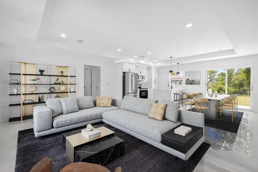 Furnished interior view inside a new home in , Lehigh Acres (Image 7).