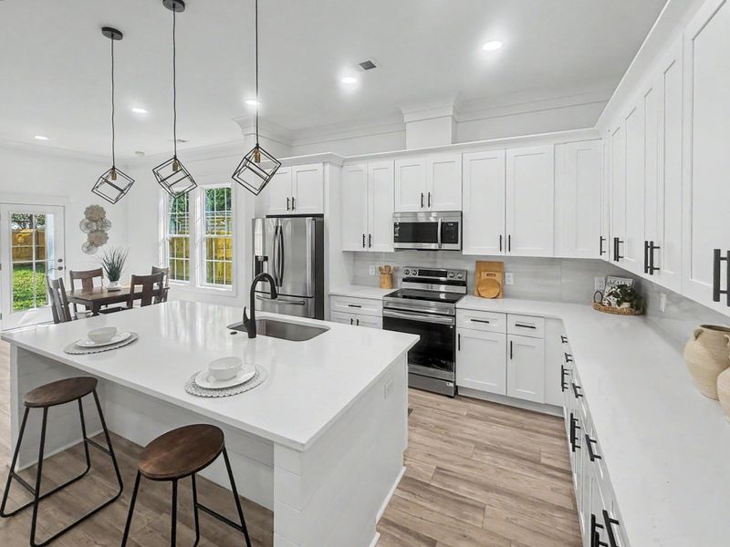 Furnished interior view inside a new home in , North Charleston (Image 13).