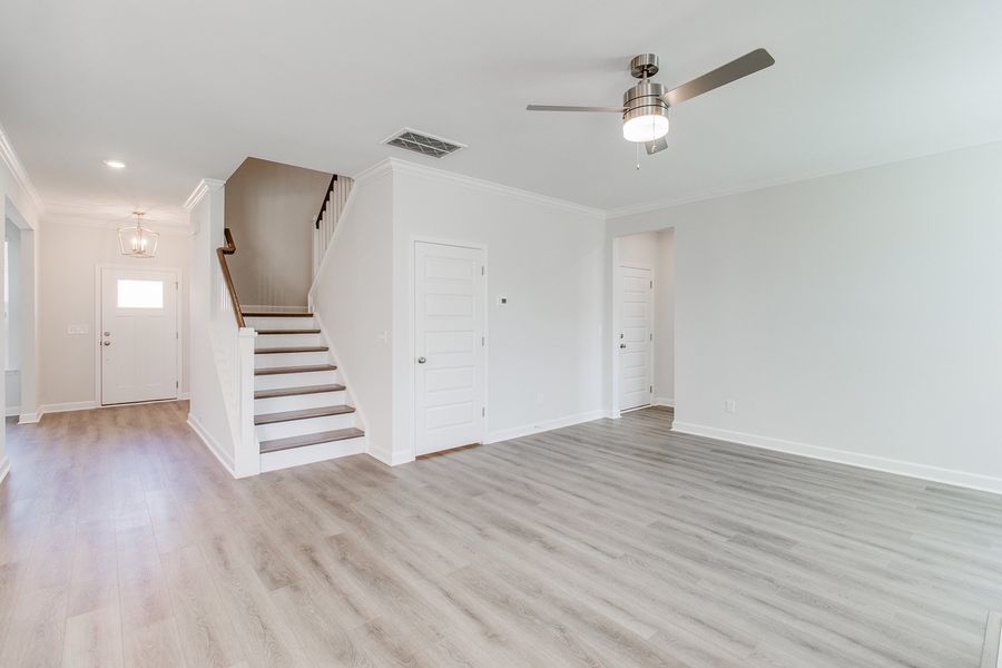 Spacious, unfurnished interior of a new home in Pebble Branch, Chapin (Image 22). Spacious, unfurnished interior of a new home in Pebble Branch, Chapin (Image 22).