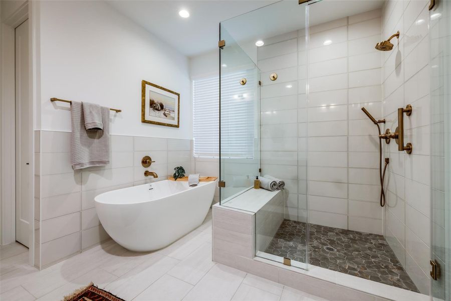 Furnished interior view inside a new home in , Houston (Image 24).