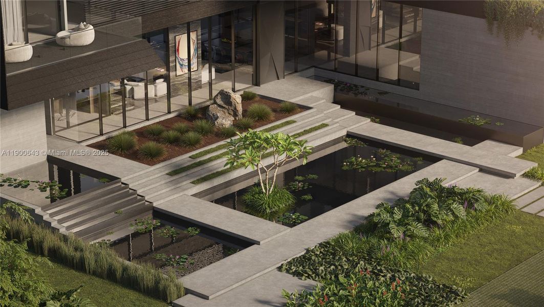 Exterior details and patio area of a home in , Davie (Image 30).
