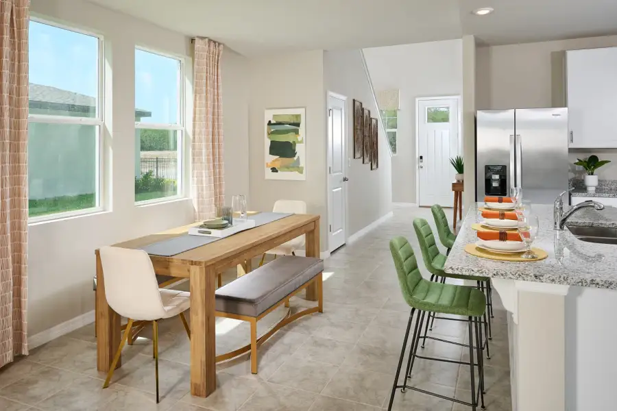 Furnished interior view inside a new home in Kings Preserve, Jacksonville (Image 4).