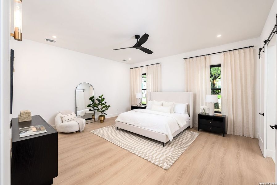 Furnished interior view inside a new home in , San Antonio (Image 11).