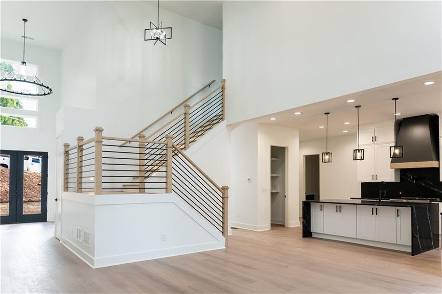 Furnished interior view inside a new home in , Atlanta (Image 14).