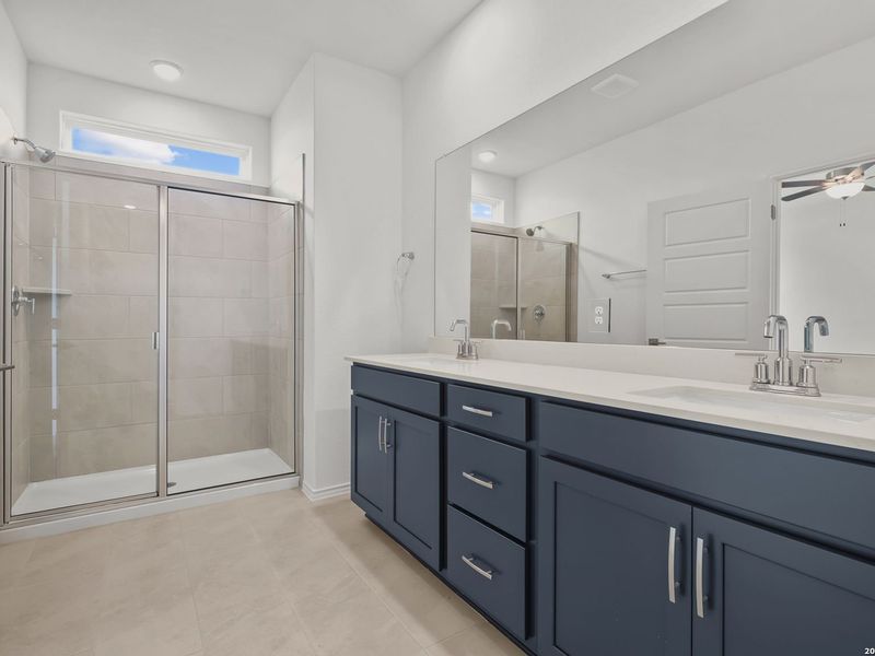 Furnished interior view inside a new home in Hickory Ridge, San Antonio (Image 13).