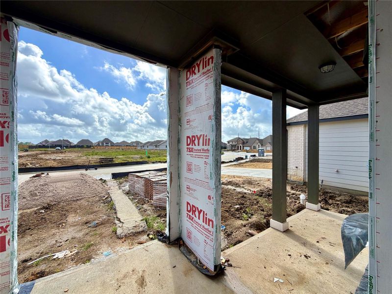In-progress construction of a new home in Cedar Pointe, Crosby, TX (Image 32).