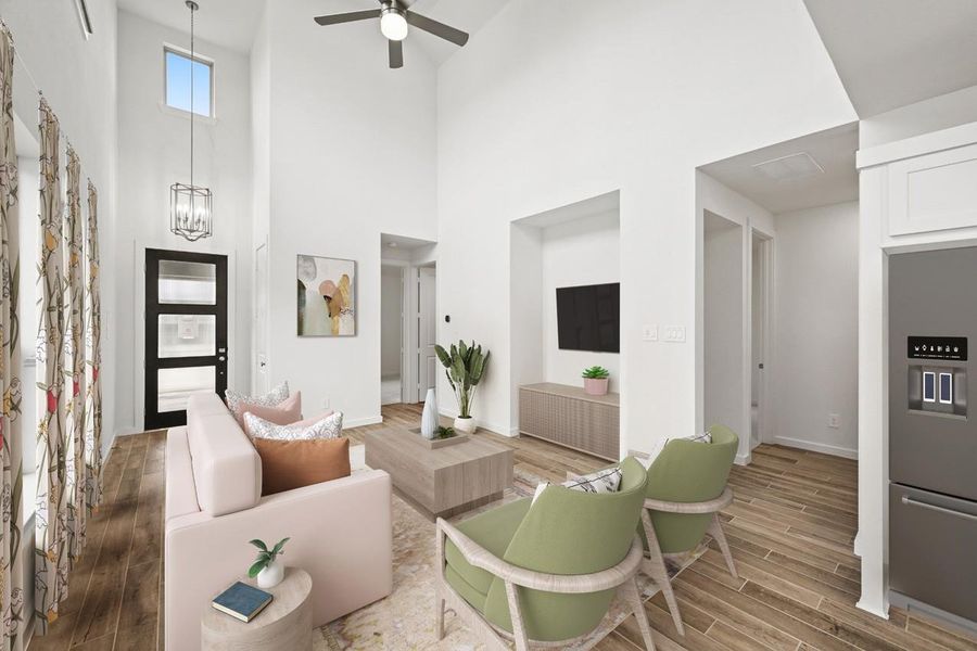 Family Room - Virtually Staged Family Room - Virtually Staged