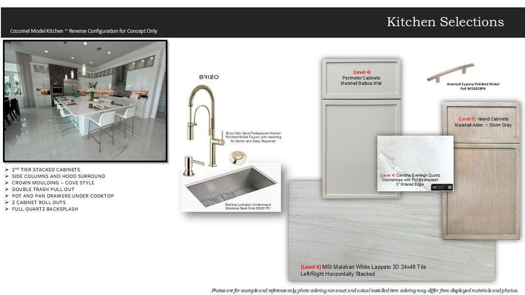 Sample of building materials used in homes in Coral Isles at Avenir, Palm Beach Gardens (Image 8).