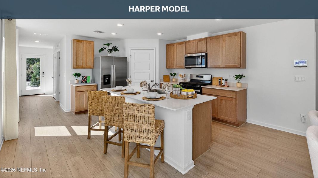 Furnished interior view inside a new home in Grand Reserve, Bunnell (Image 16). Furnished interior view inside a new home in Grand Reserve, Bunnell (Image 16).