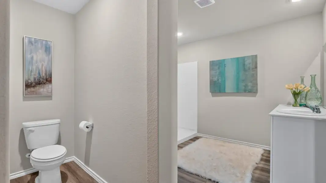 Furnished interior view inside a new home in Valley Brook, Fort Worth (Image 17).